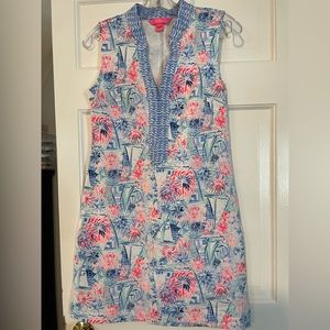 Lilly Pulitzer dress, perfect for Fourth of July!